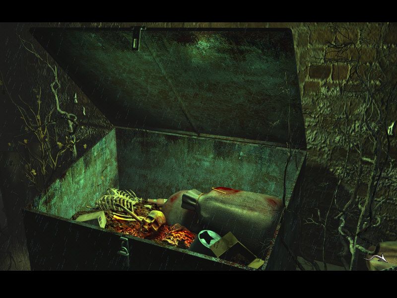 The Black Mirror (Windows) screenshot: Sanitary conditions leave a bit to be desired around these parts...