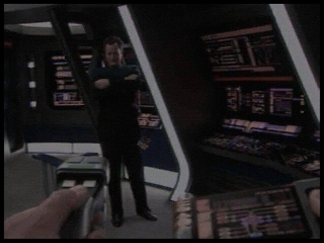Star Trek: Borg (Windows) screenshot: ...Will you shoot or examine the Borg?