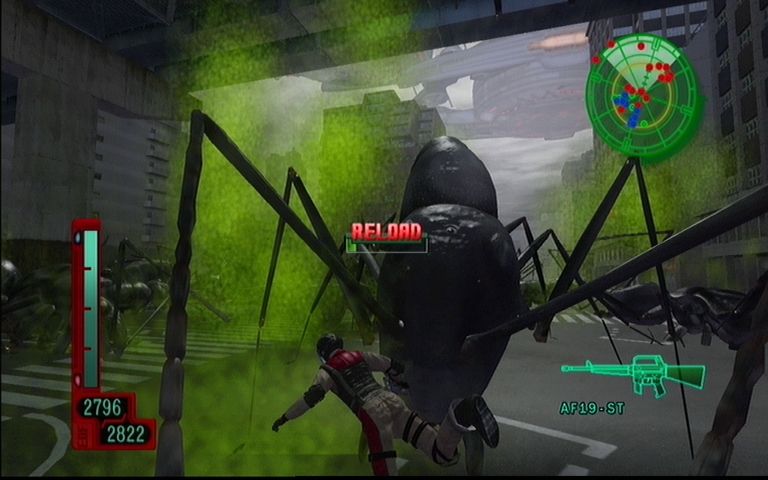 Earth Defense Force 2017 (Xbox 360) screenshot: Giant black ants have a nasty bite!