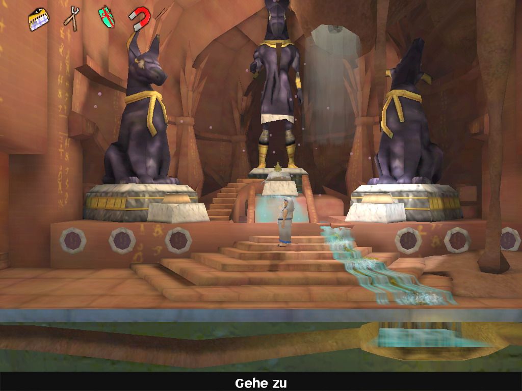 Ankh: Heart of Osiris (Windows) screenshot: The altar of Seth