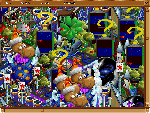 Afterlife (DOS) screenshot: Zoom max