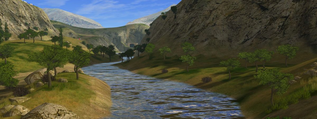 Xpand Rally Xtreme (Windows) screenshot: A peaceful scene