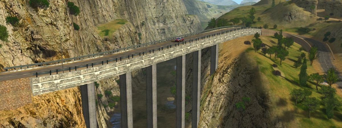 Xpand Rally Xtreme (Windows) screenshot: Another view of the bridge