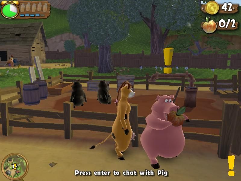 Barnyard (Windows) screenshot: Yes, we have apples...