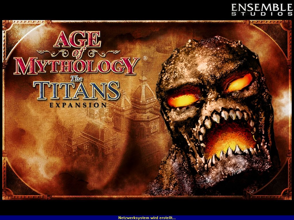 Age of Mythology: The Titans (Windows) screenshot: Title screen