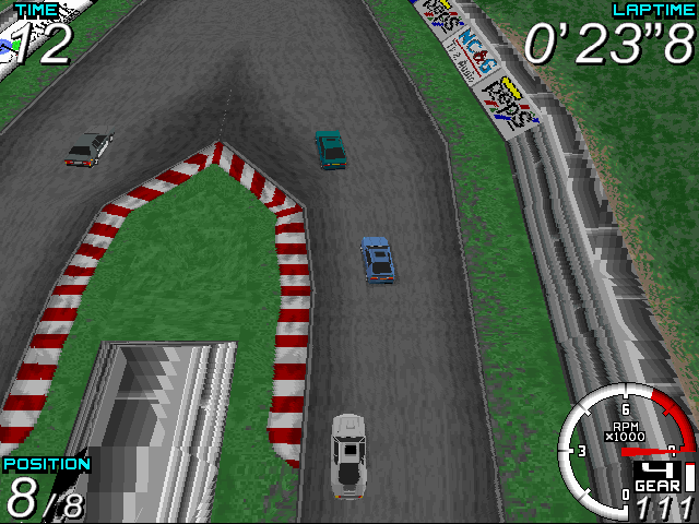 Rush Hour (Windows) screenshot: The competitors meet each other again on the CwG Raceway.