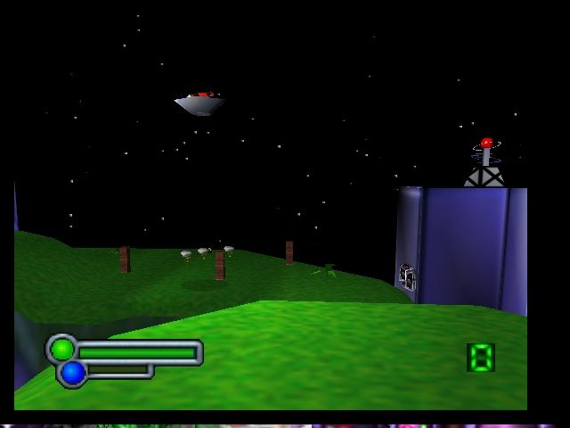 Space Station Silicon Valley (Nintendo 64) screenshot: The free tour shows you the whole level