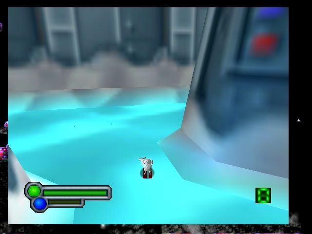 Space Station Silicon Valley (Nintendo 64) screenshot: Husky on ice