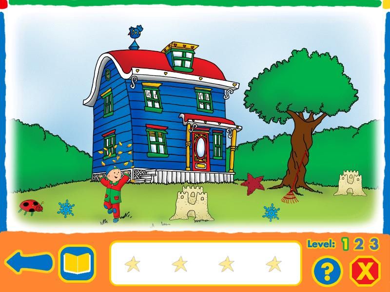 Caillou: Four Seasons of Fun (Windows) screenshot: Find the items that don't belong to this season
