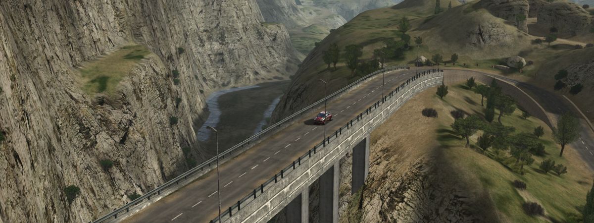 Xpand Rally Xtreme (Windows) screenshot: Up and towards the summit