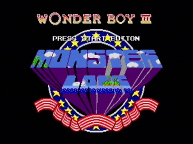 Sega Ages 2500: Vol.29 - Monster World: Complete Collection (PlayStation 2) screenshot: Wonder Boy III: Monster Lair - Mega Drive Title