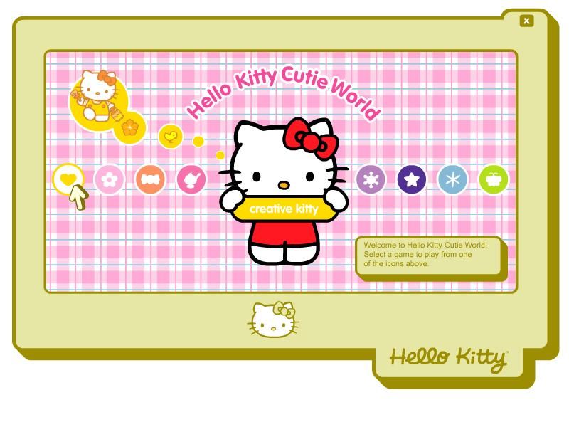 Hello Kitty: Cutie World (Windows) screenshot: Ready to be a creative kitty