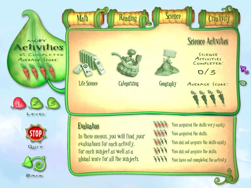 Didi and Ditto: First Grade - The Wolf King (Windows) screenshot: Science Activities