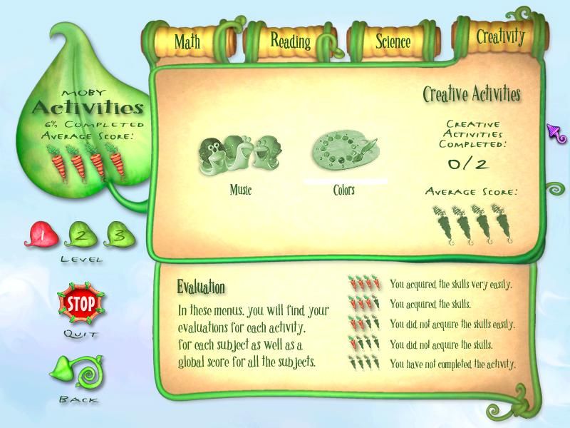 Didi and Ditto: First Grade - The Wolf King (Windows) screenshot: Creativity Activities