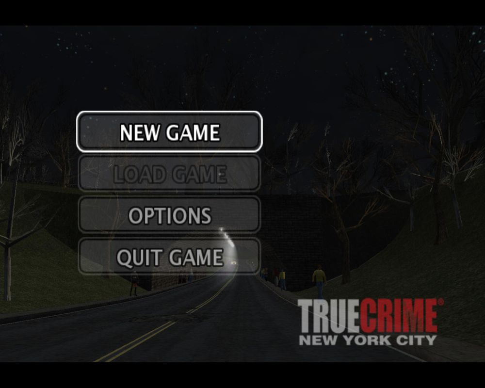 True Crime: New York City (Windows) screenshot: Title screen