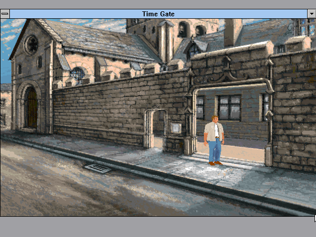 Time Gate: Knight's Chase (Windows 3.x) screenshot: Game start