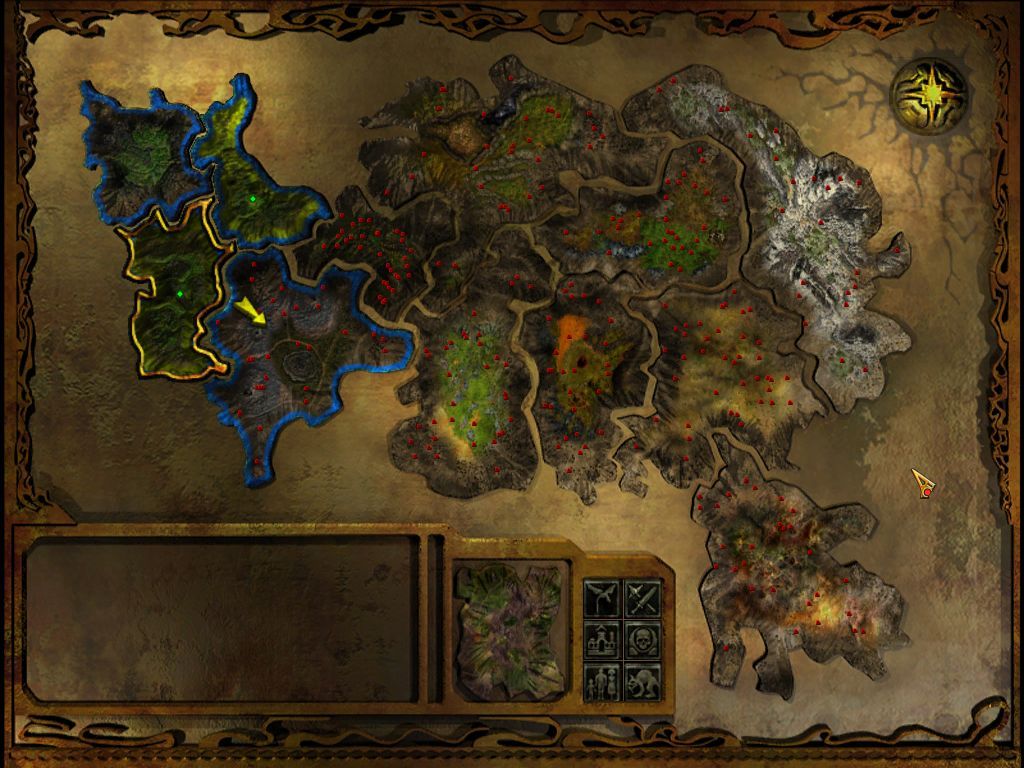 I of the Dragon (Windows) screenshot: World map