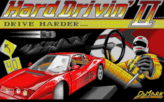 Hard Drivin' II (Atari ST) screenshot: Title screen