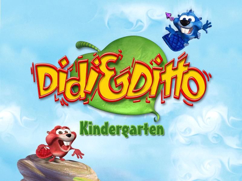 Didi and Ditto: Kindergarten (Windows) screenshot: The opening screen