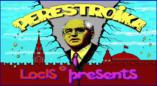 Perestroika (DOS) screenshot: Title Screen