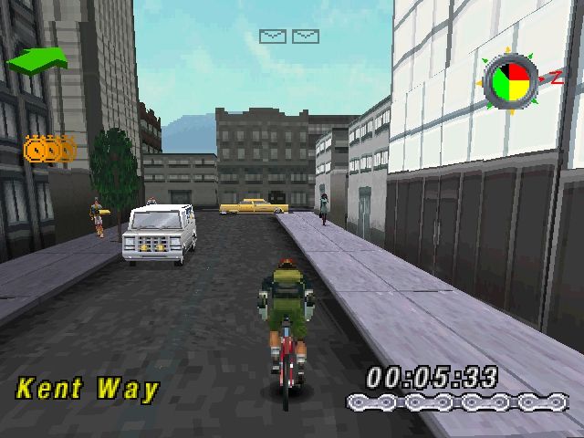 Screenshot of Courier Crisis (PlayStation, 1997) - MobyGames