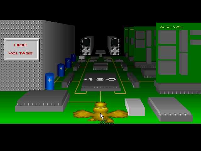 Operation: Inner Space (Windows 3.x) screenshot: Coming in for an upgrade (SVGA)