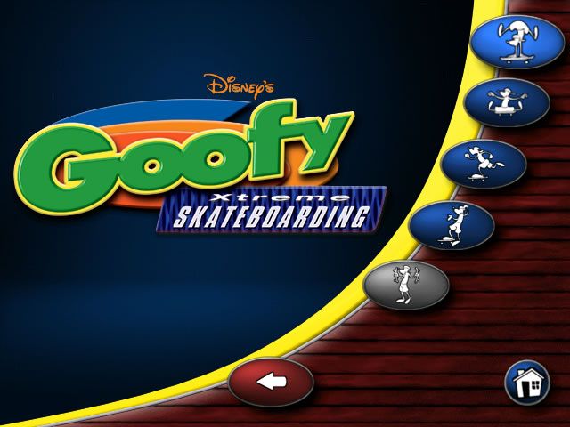 Disney's Extremely Goofy Skateboarding (Windows) screenshot: Title screen