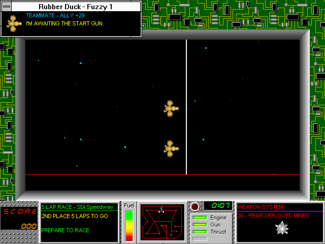 Operation: Inner Space (Windows 3.x) screenshot: On your marks! (SVGA)
