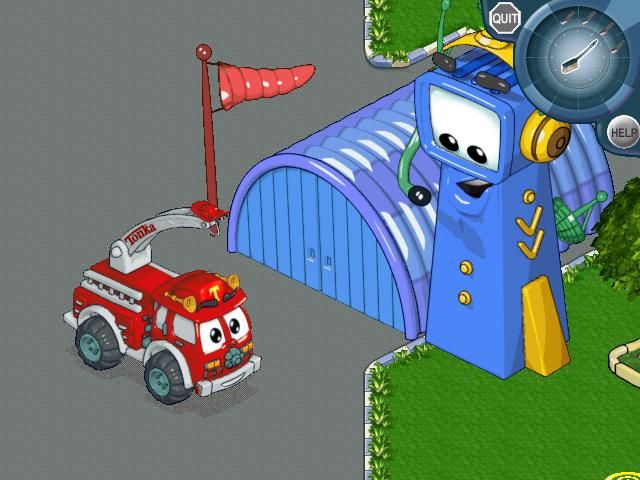 Tonka Town (Windows) screenshot: Soapin' Sam the car wash