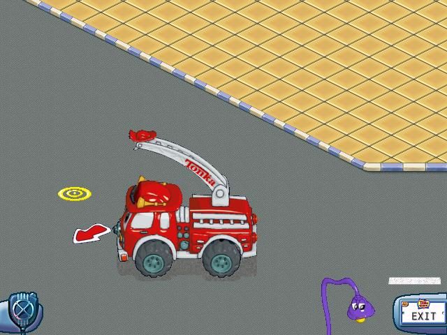 Tonka Town (Windows) screenshot: That's you! (Although you can pick any truck...)