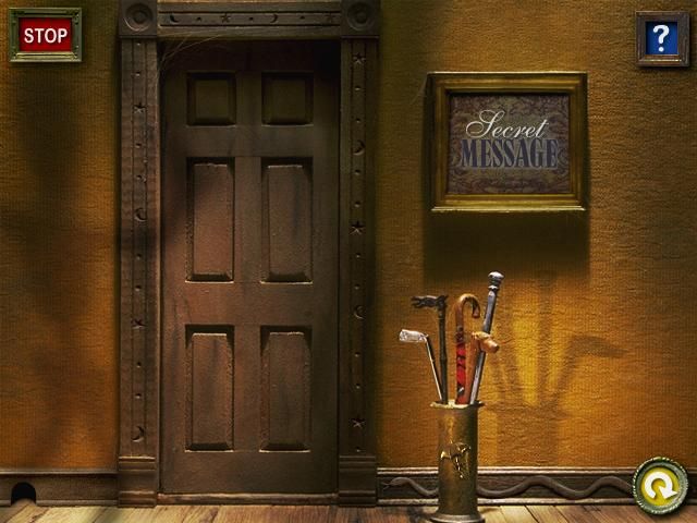 I Spy Spooky Mansion: Deluxe (Windows) screenshot: The front door locks behind you!