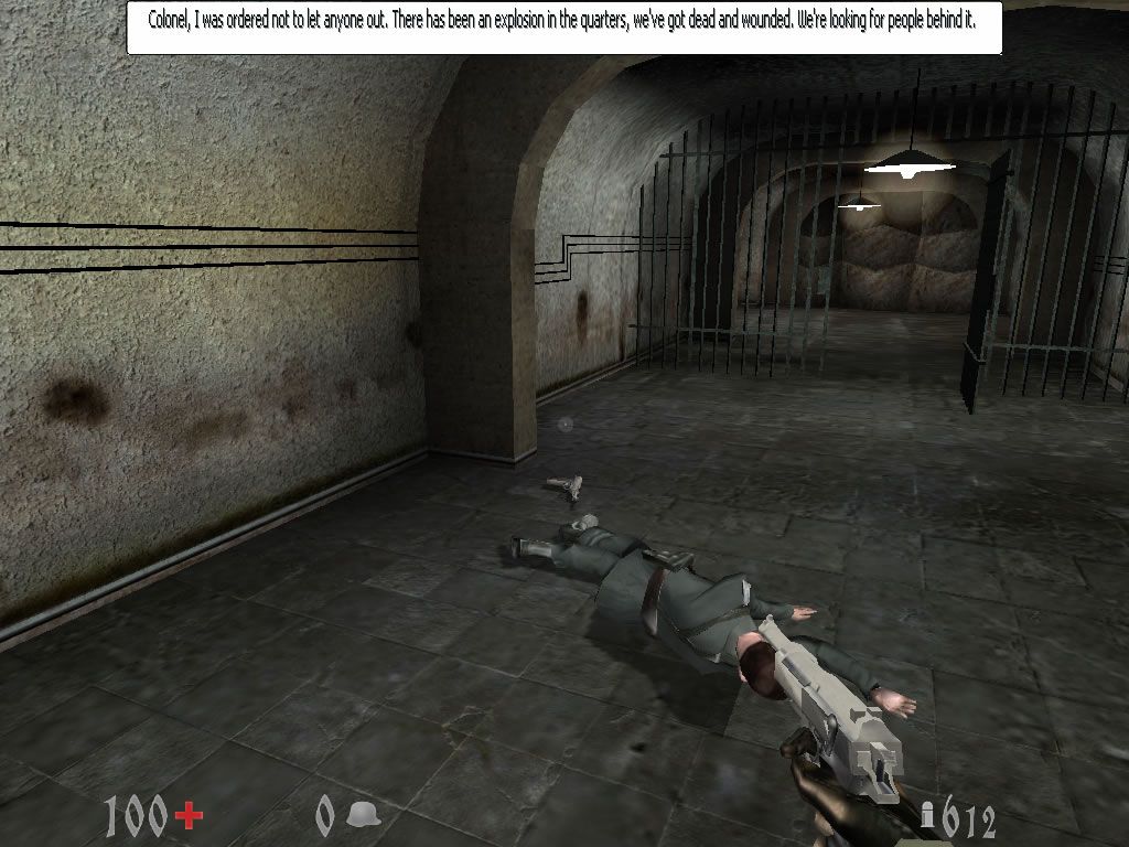 Wolfschanze (Windows) screenshot: Alas, it failed and now he needs to escape.