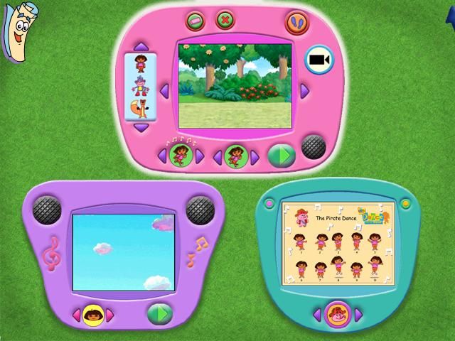 Dora the Explorer: Dance to the Rescue (Windows) screenshot: Now we can visit the Dance Adventure Center...