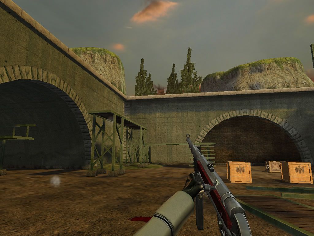 Wolfschanze (Windows) screenshot: This reminds of Half-Life 2.