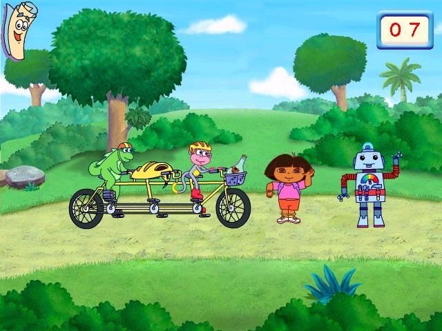 Dora the Explorer: Dance to the Rescue (Windows) screenshot: Yes! We've learned the robot dance now.