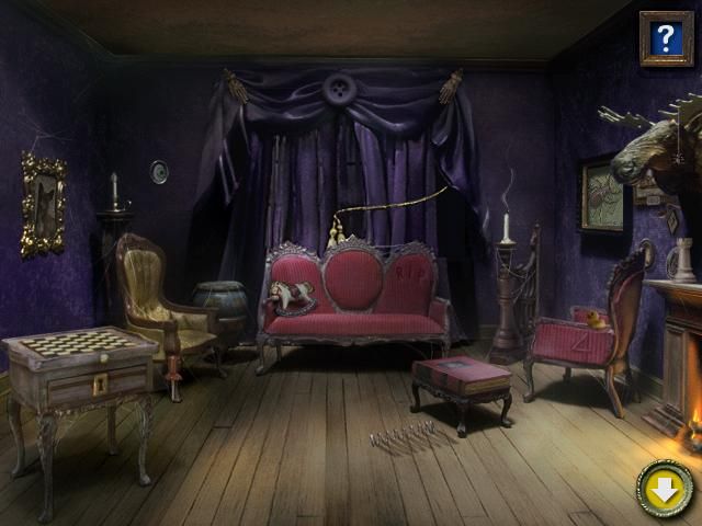 I Spy Spooky Mansion: Deluxe (Windows) screenshot: The scary sitting room