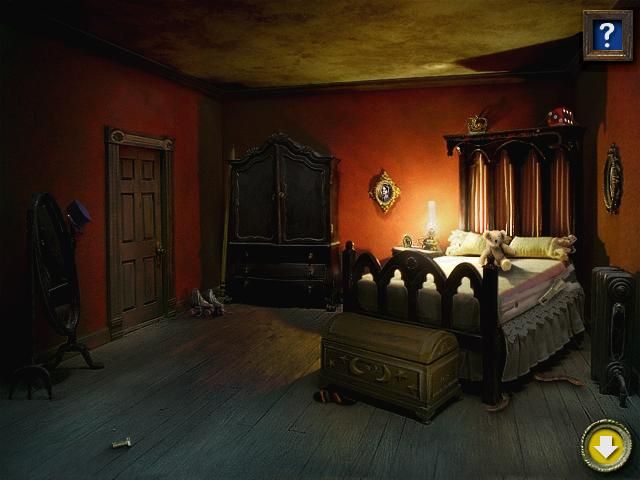 I Spy Spooky Mansion: Deluxe (Windows) screenshot: A bedroom...