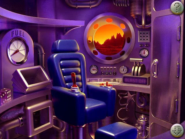 I Spy: Fantasy (Windows) screenshot: In the rocket ship control room