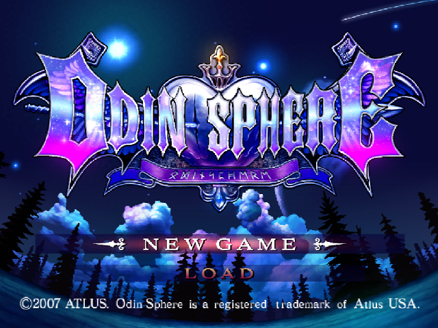 Odin Sphere (PlayStation 2) screenshot: The title screen