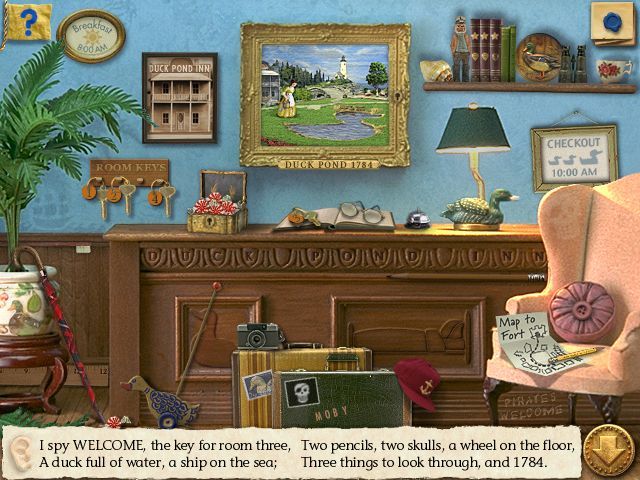 I Spy: Treasure Hunt (Windows) screenshot: Meanwhile, back at the Inn...