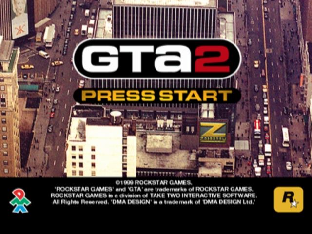 Grand Theft Auto 2 (PlayStation) screenshot: Title screen