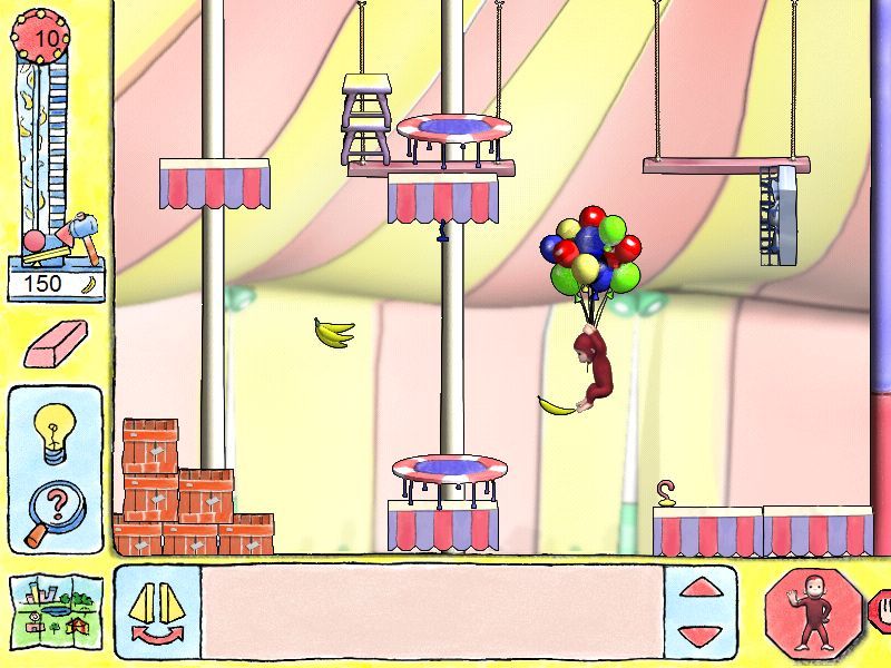 Curious George: Downtown Adventure (Windows) screenshot: This looks like fun