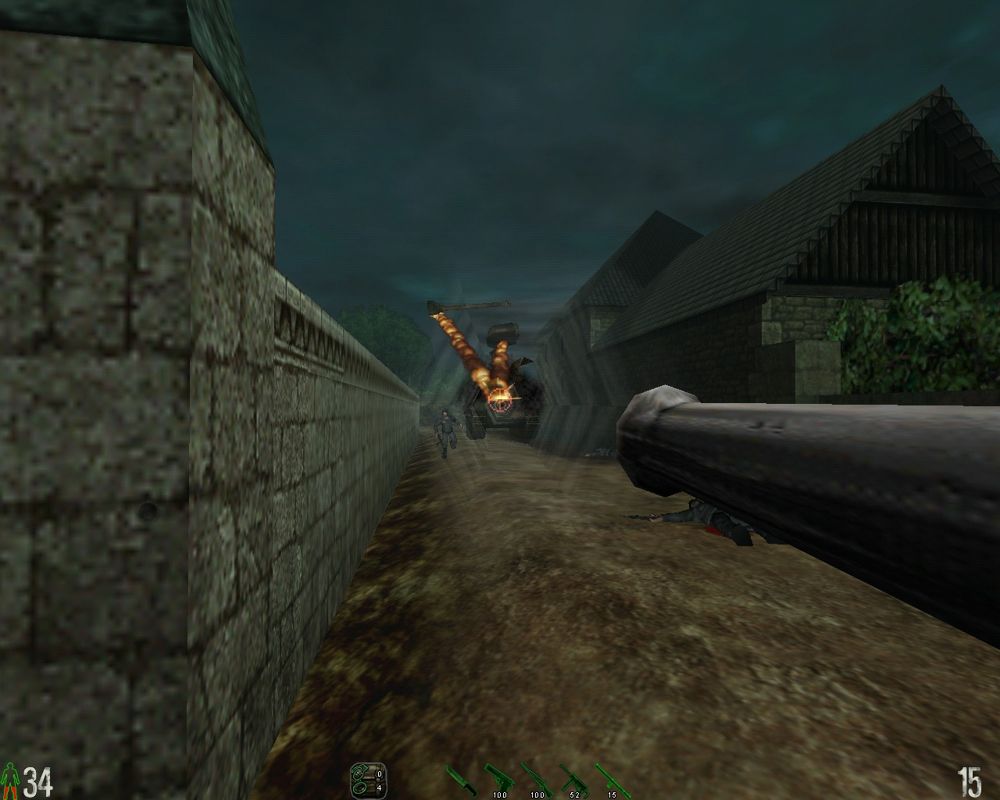 Elite Forces: WWII - Normandy (Windows) screenshot: Fire in the hole!