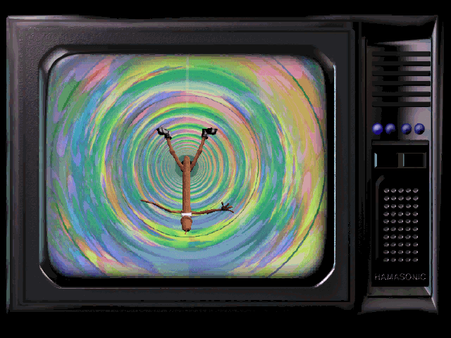 Animal (DOS) screenshot: Television