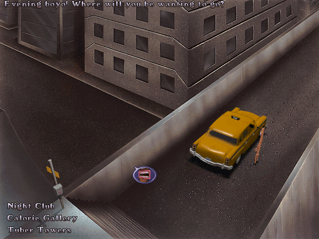 Animal (DOS) screenshot: Taxi