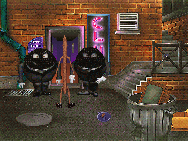 Animal (DOS) screenshot: Chocolate bouncers