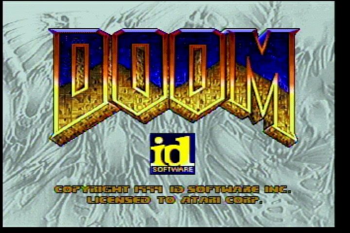 Doom (Jaguar) screenshot: Title screen