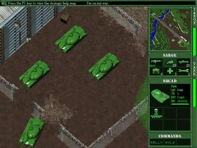Army Men II (Windows) screenshot: Here come the big boys