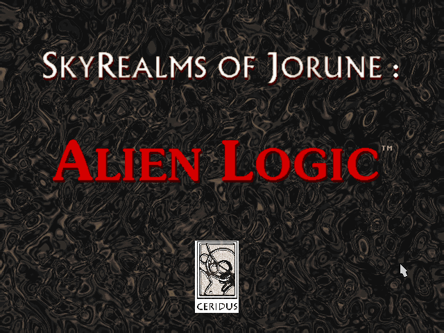 Alien Logic (DOS) screenshot: Title screen