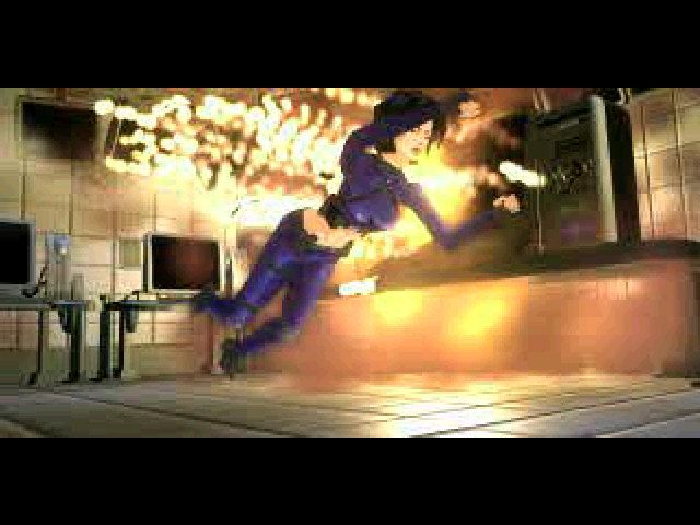 Fear Effect 2: Retro Helix (PlayStation) screenshot: Waah!!